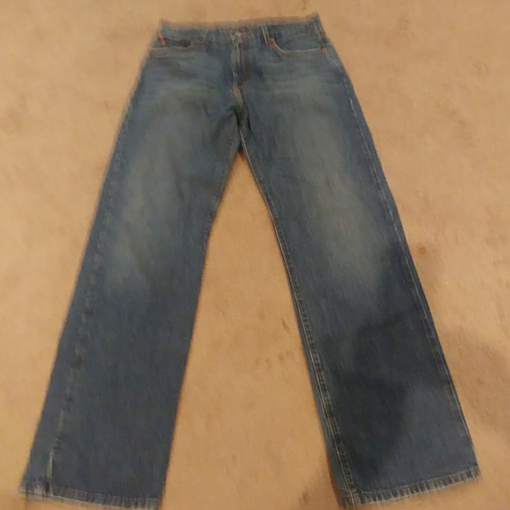 Lucky Brand Dungaree Jeans Loose Fit size 32 Reg